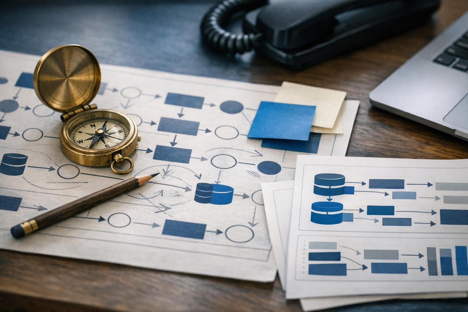 A workflow audit map showing every logged agent action across a business