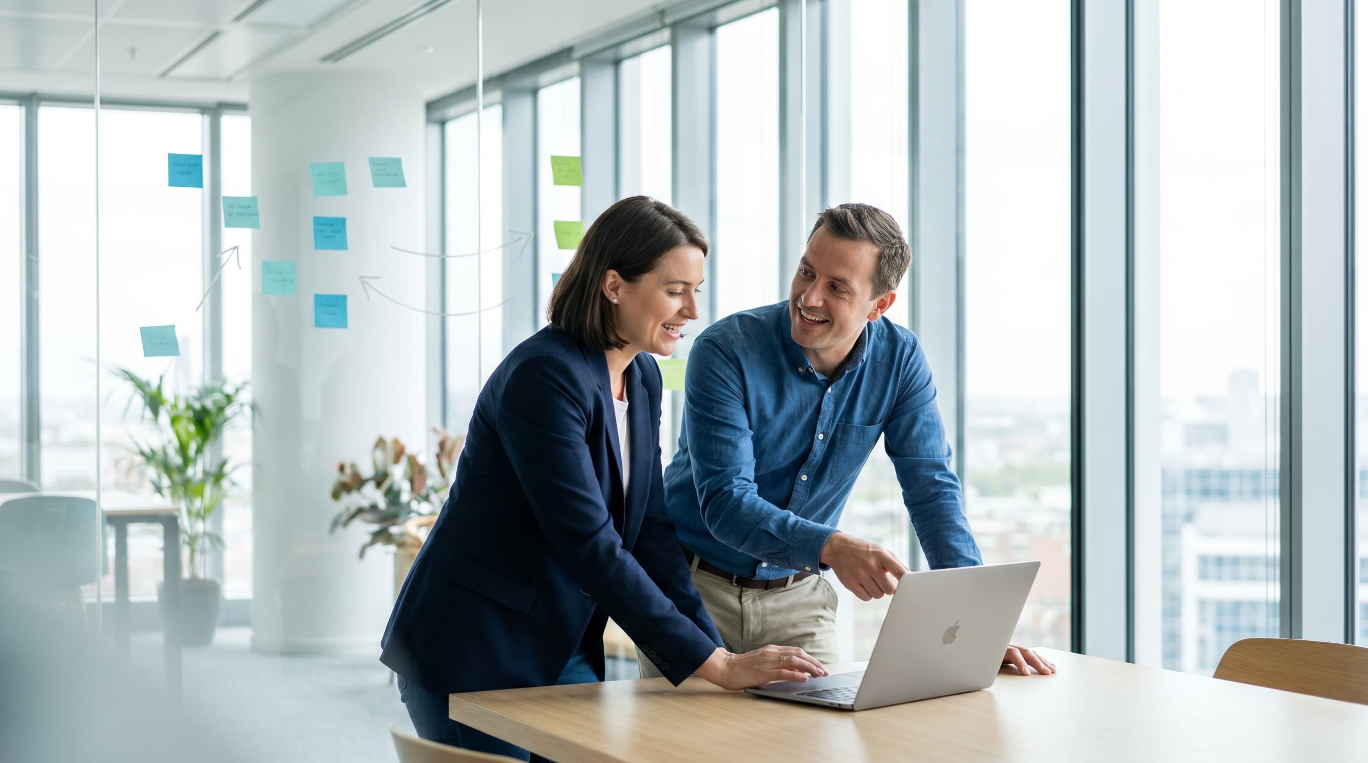 A Cognautic consultant mapping a client's workflows together